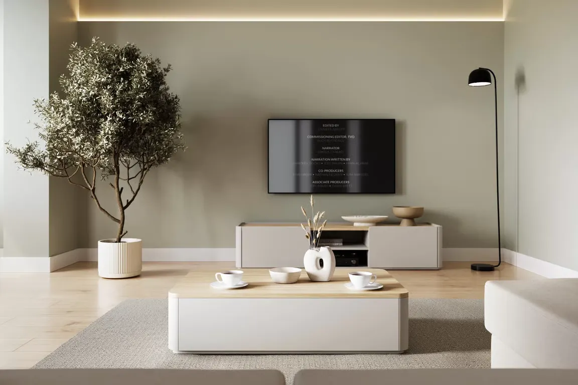 Stolik kawowy z 2 szufladami ELIVO 60x100cm cashmere dąb olejowany — zdjęcie 4