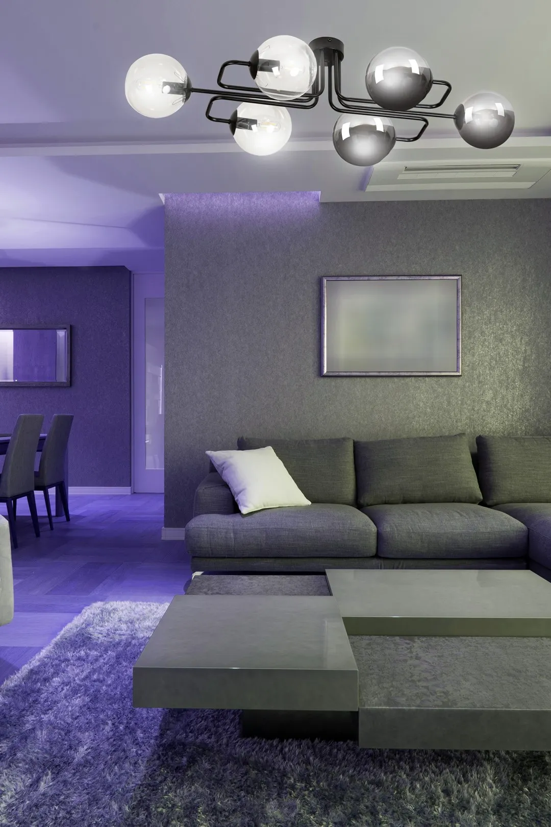 Lampa sufitowa BRENDI Czarny 834/6A3 - 834/6A3