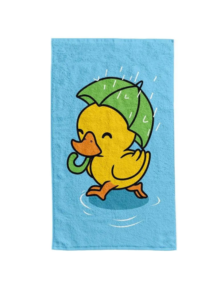 Ręcznik dla dziecka ZWIERZAKI 017 KACZUSZKA 30x50 gramatura 350 niebieski - FARO_29713