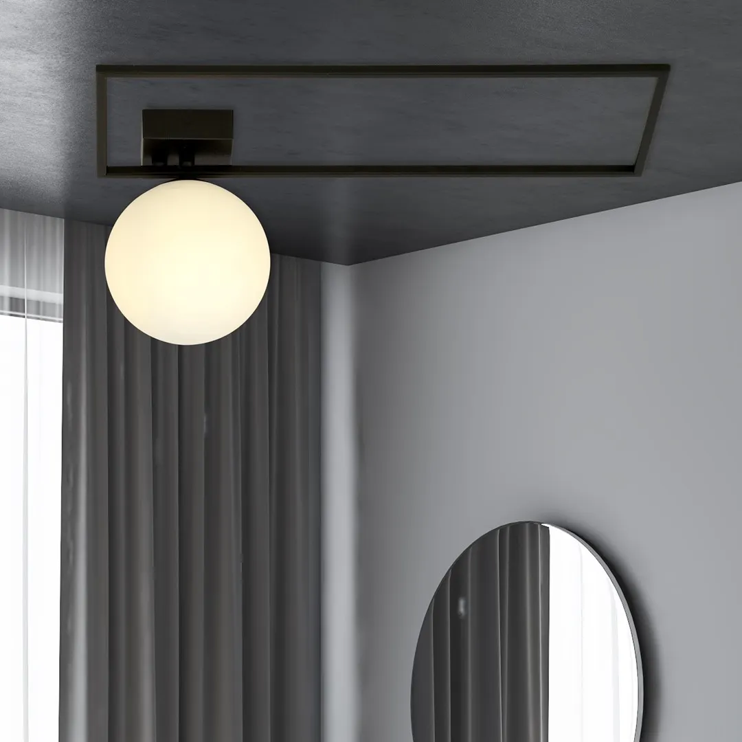 Lampa sufitowa IMAGO 1A czarny biały — zdjęcie 5