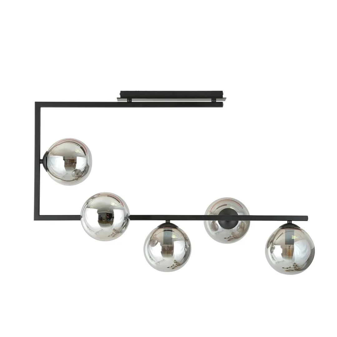 Lampa sufitowa SOMA Czarny 1290/5 - 1290/5