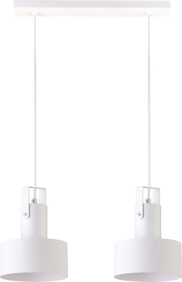 Lampa wisząca RIF PLUS 2 biała