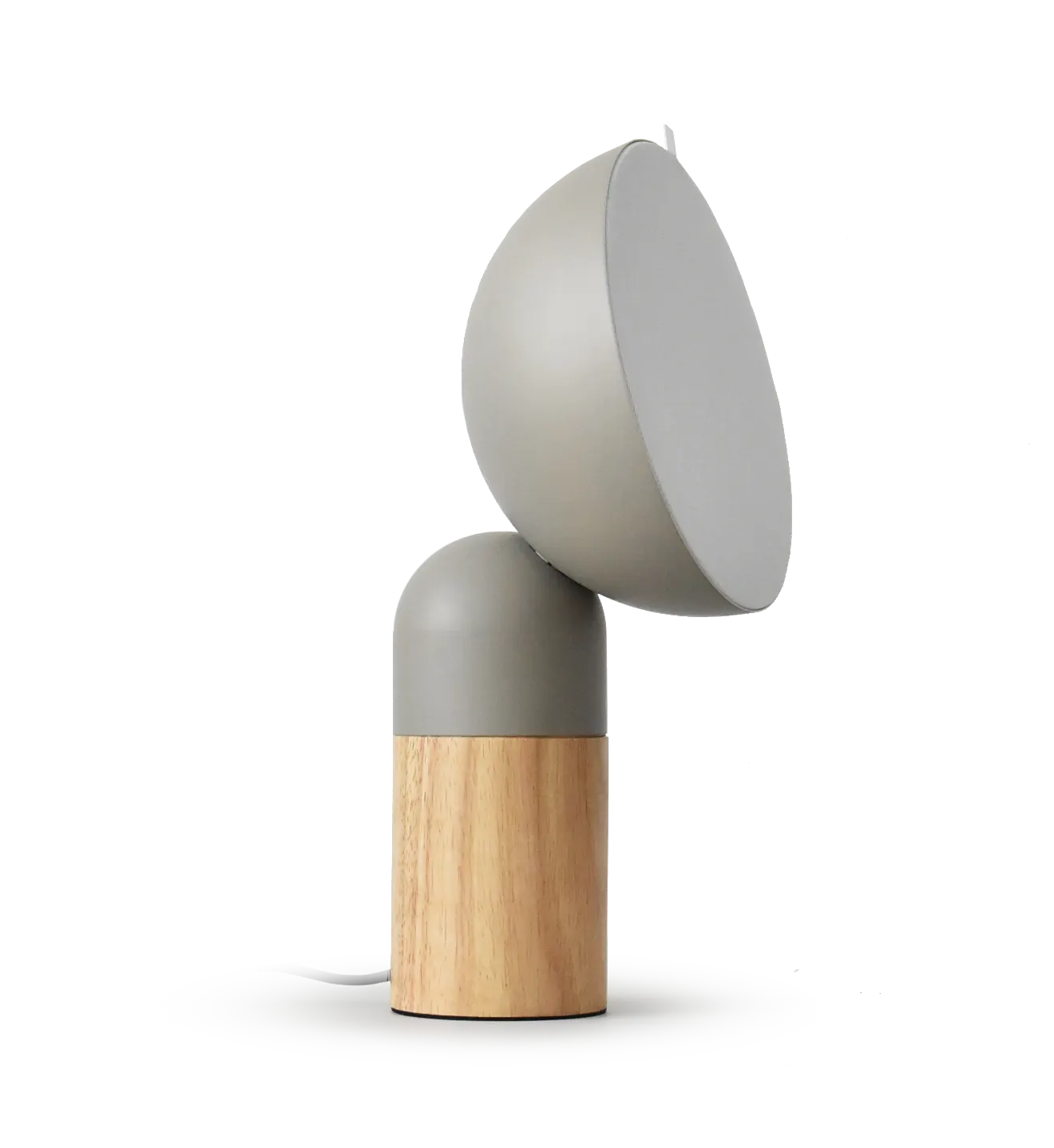 Lampka stojąca metalowa MAX z regulacją szara