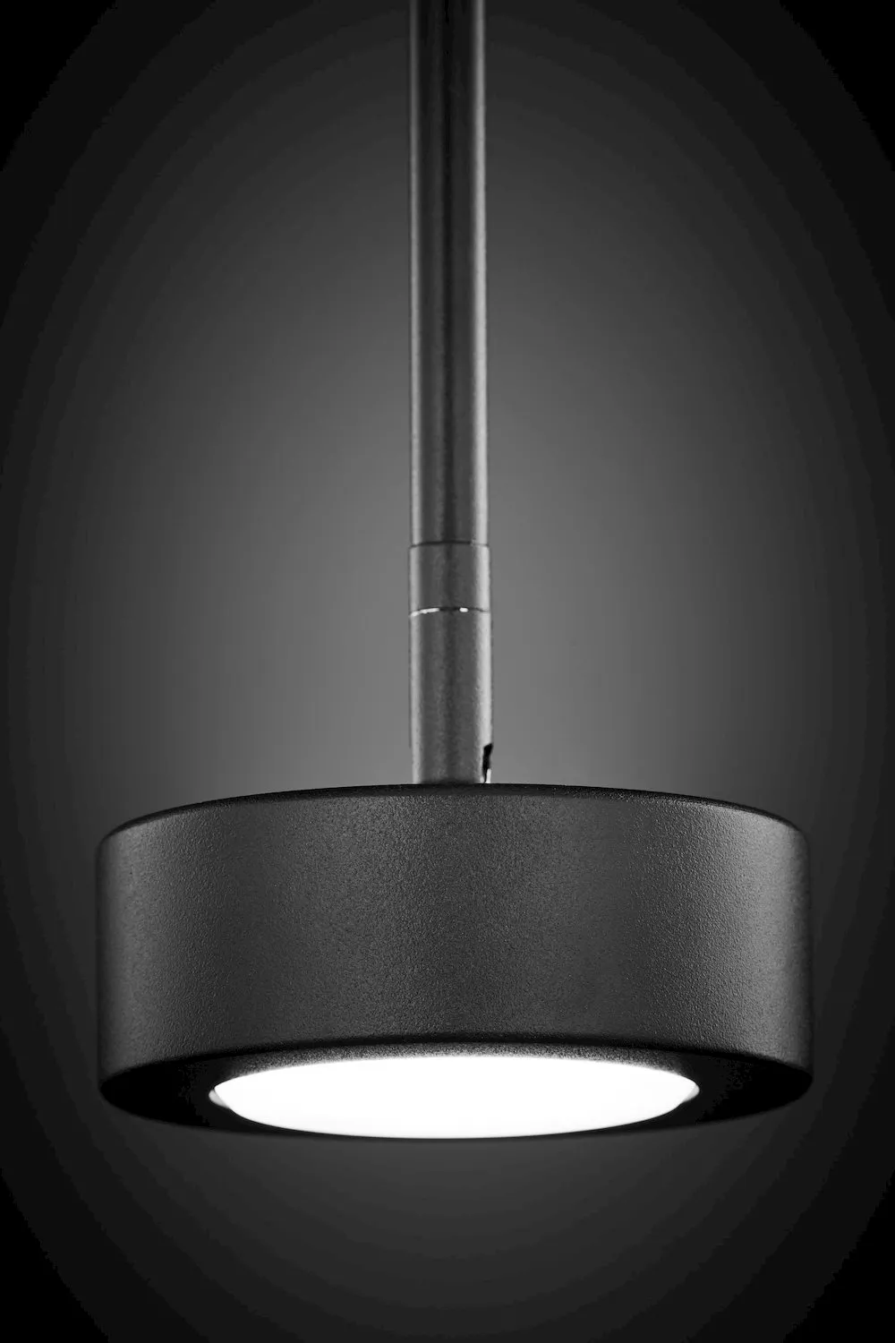 image lampa, oświetlenie, pendant, czarna, puszka