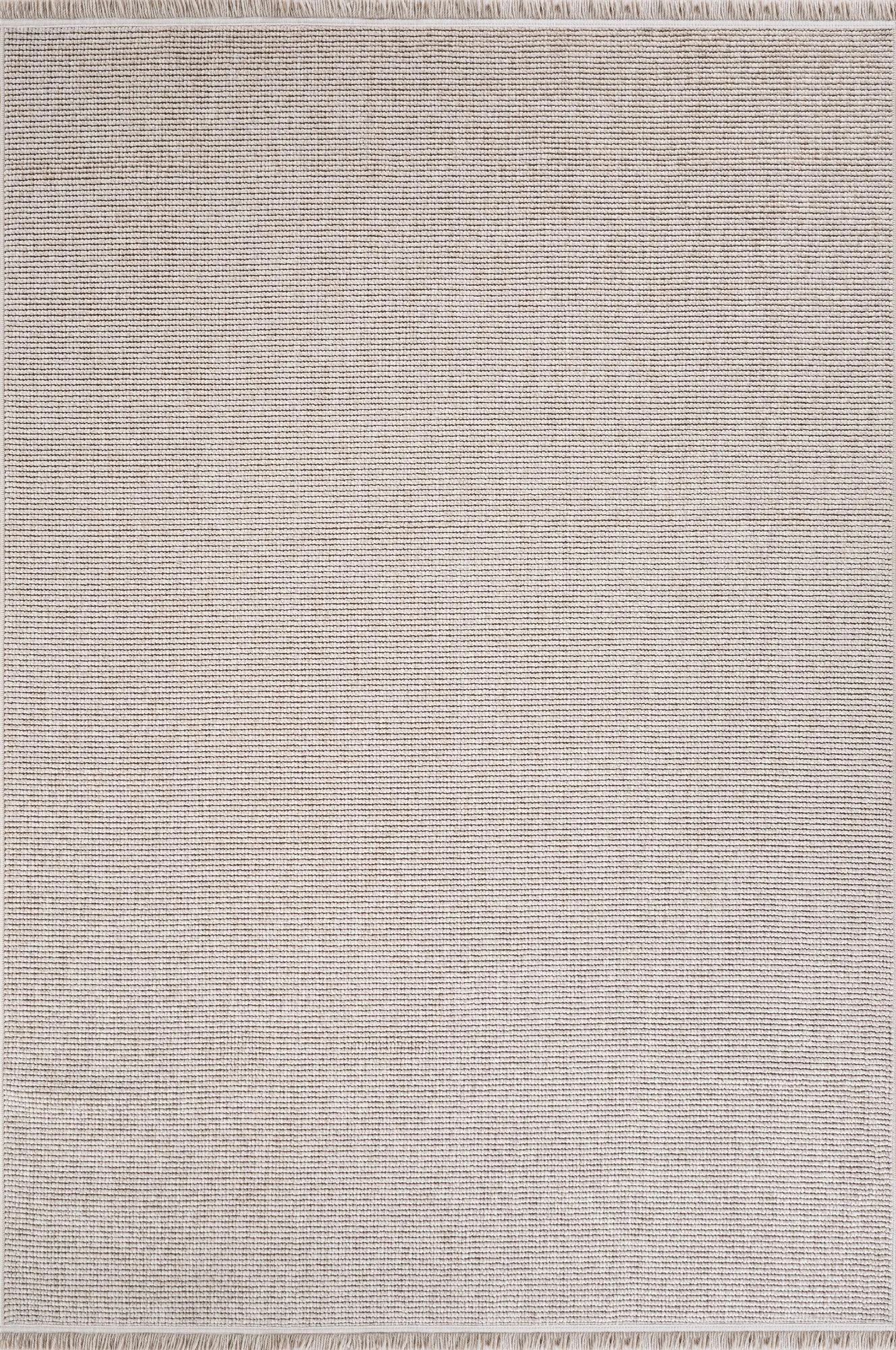 Dywan z frędzlami LOOPY 160 x 230 beżowy