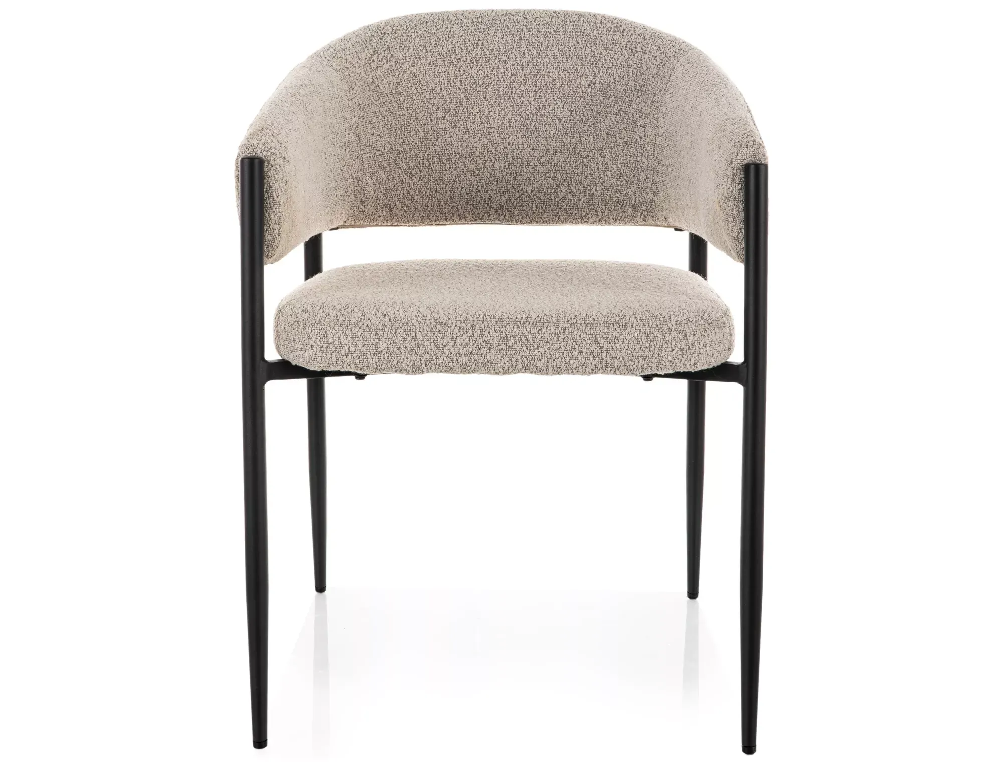 Krzesło z podłokietnikami AKITA TAP. 231 beżowy czarny - AKITACBE