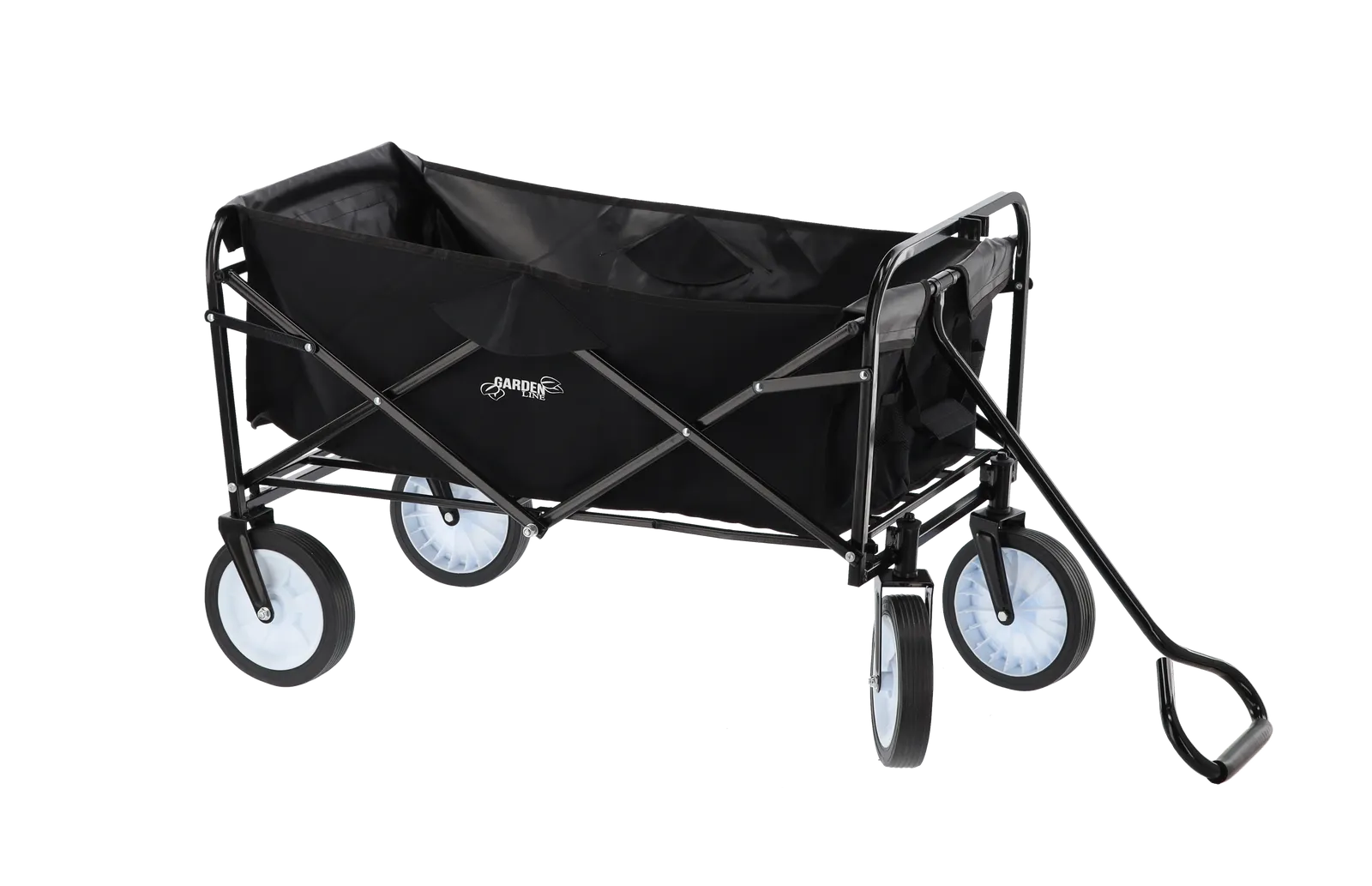 transport wagon, garden cart, folding cart, stroller cart, black fabric