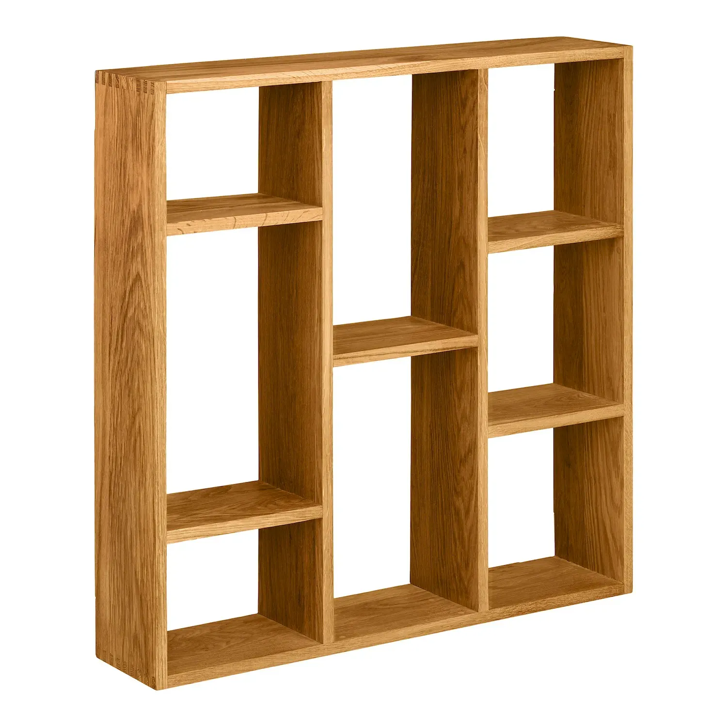 Półka ścienna drewniana z przegrodami TOWNSVILLE 15x70x70 cm naturalny