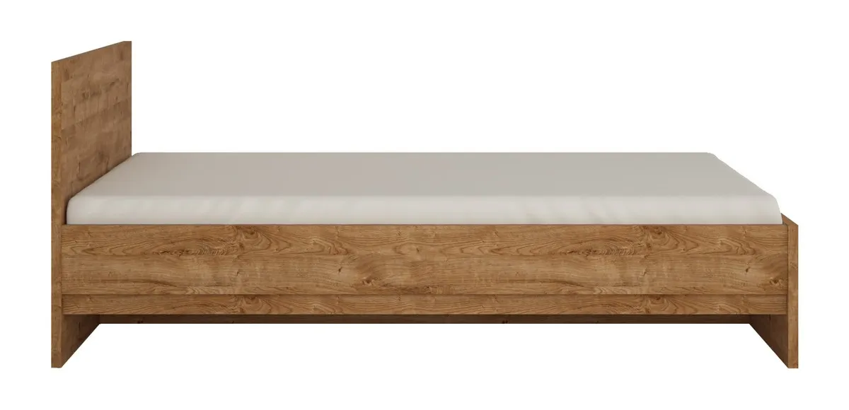 ŁÓŻKO FRIBO FRIZ03 140 DĄB RIBBECK ZŁOTY - 6000000010574