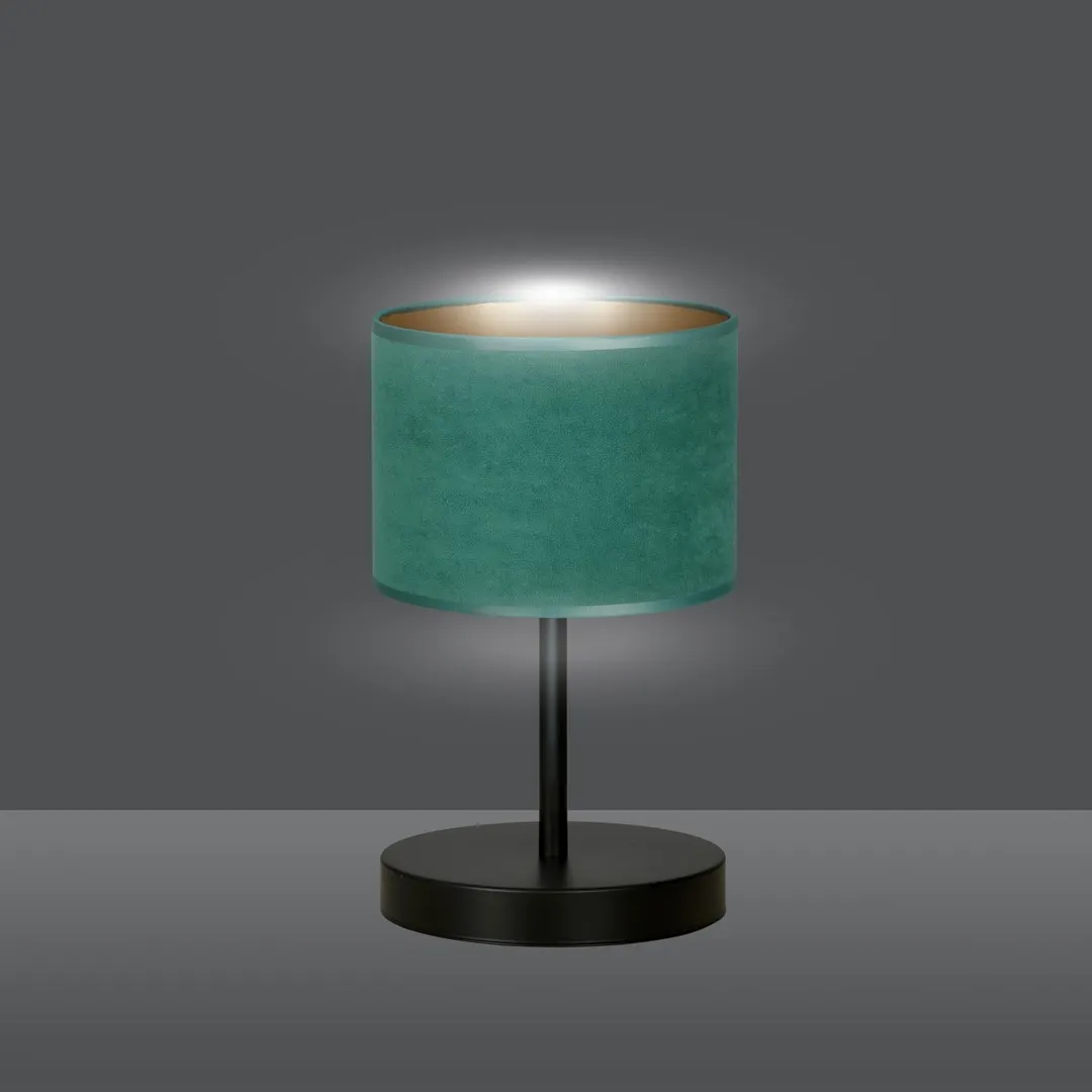 Lampka nocna HILDE LN1 czarny zielony — zdjęcie 4