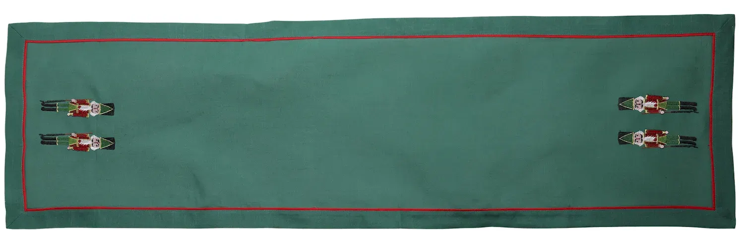 Bieżnik Z ŻOŁNIERZYKAMI 40X140cm zielony