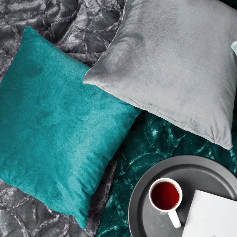 POSZEWKA MELANIE 40X40 CM CIEMNONIEBIESKI - EU_422316