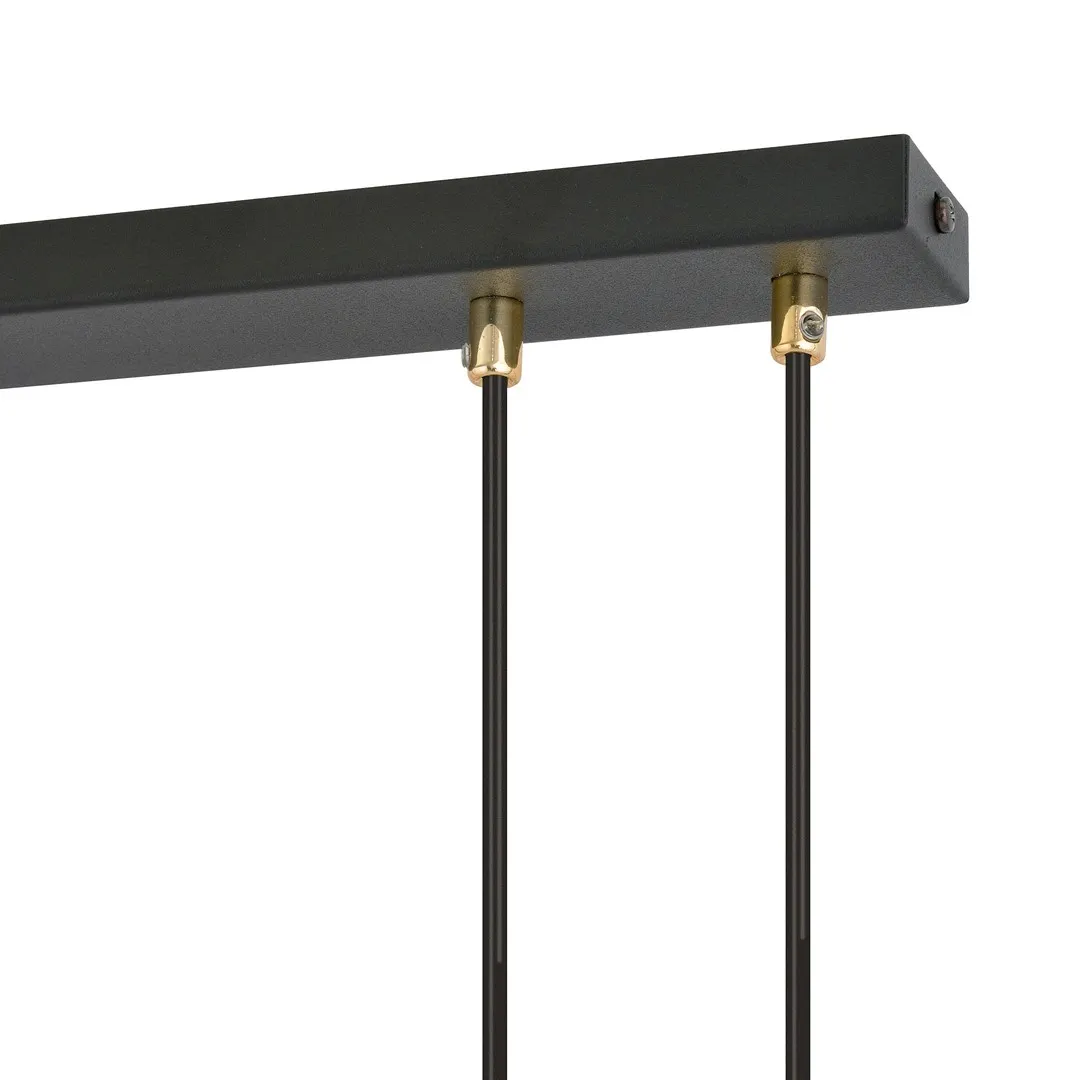 Lampa wisząca GLAM 3 czarny biały — zdjęcie 5
