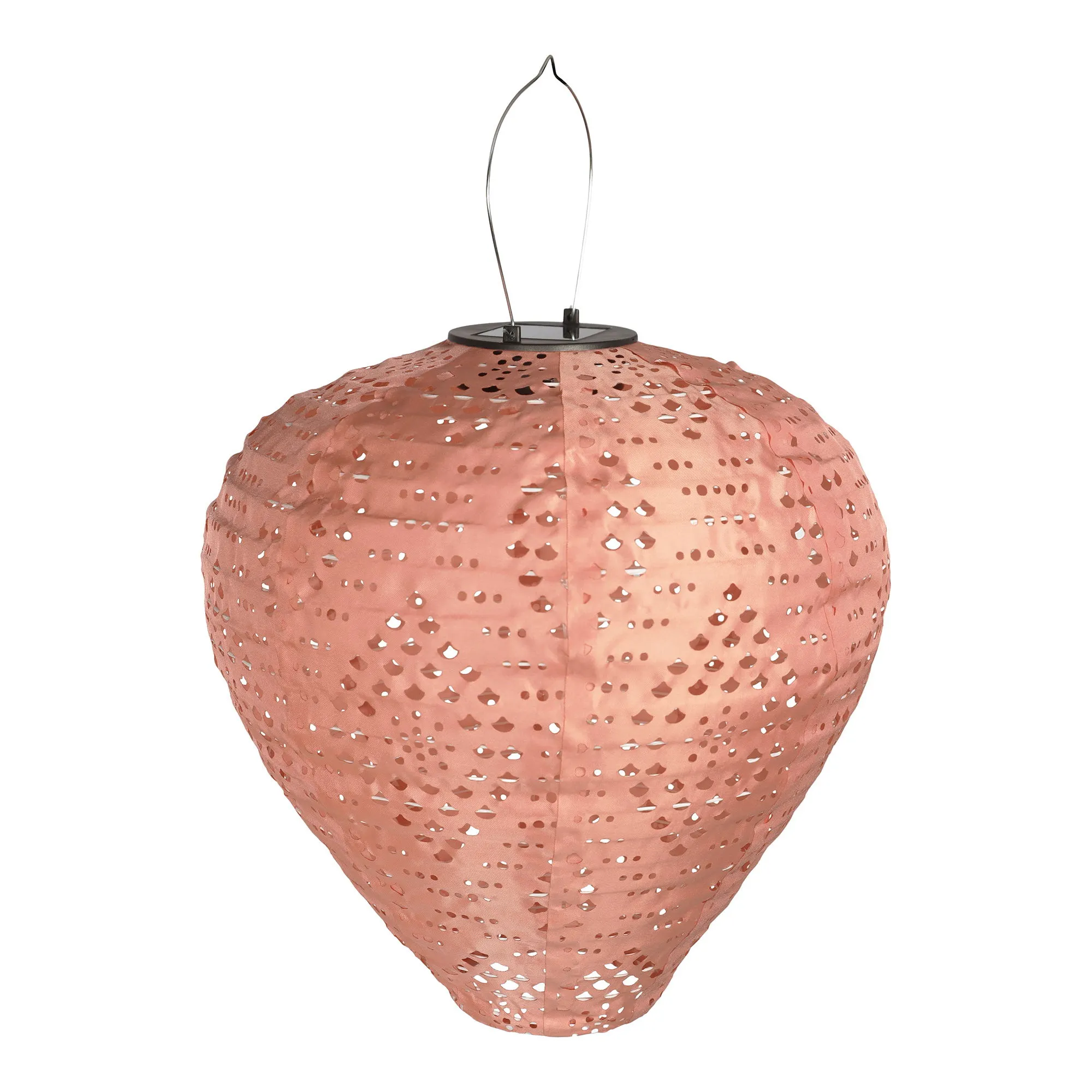 Lampa ogrodowa solarna GREATHAM - różowa