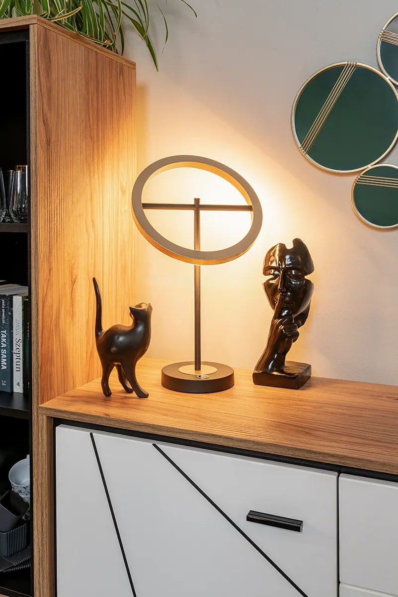 Lampa stojąca Brest ledowa ( Trzystopniowy włącznik dotykowy ) 38 cm - 8016-104