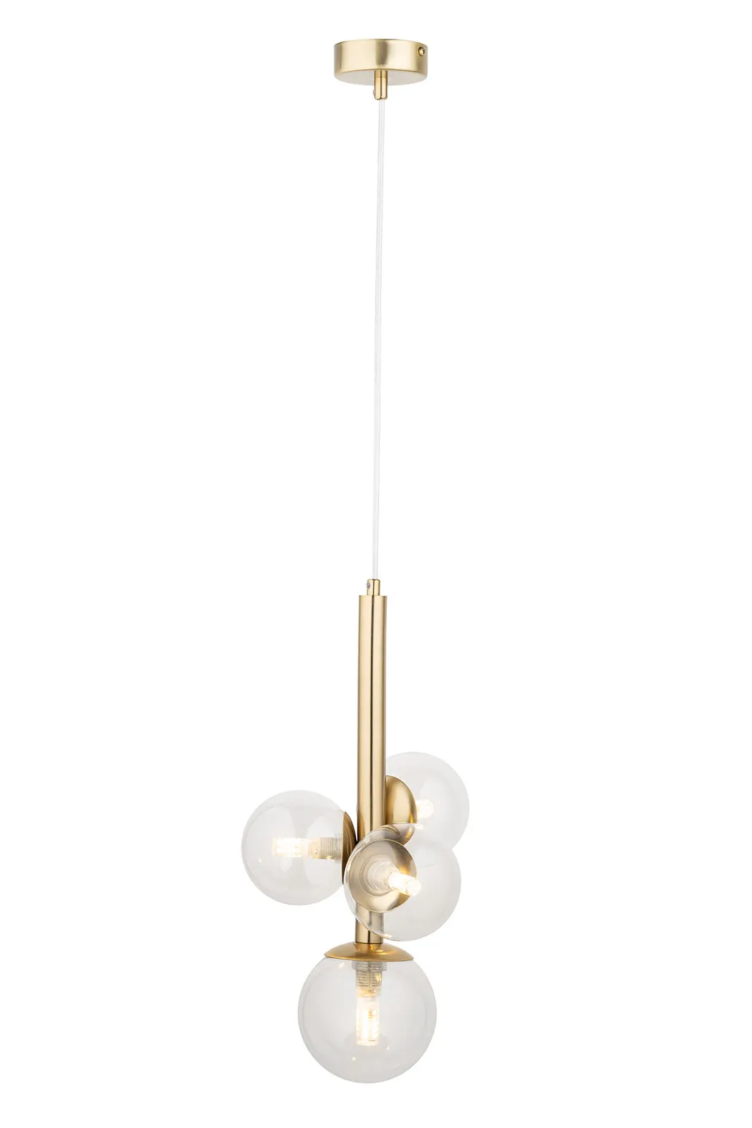 Lampa wisząca PERLA LUX złota