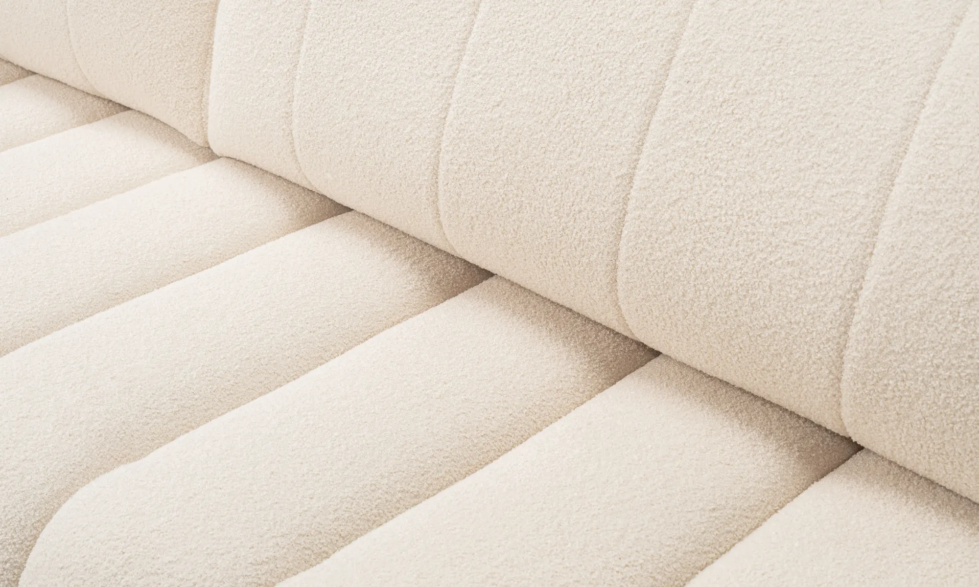 Narożnik rozkładany z pojemnikiem BALOO LAMBI 276 cm lewostronny beżowy - BALOO_NAR_LAMBI8_L