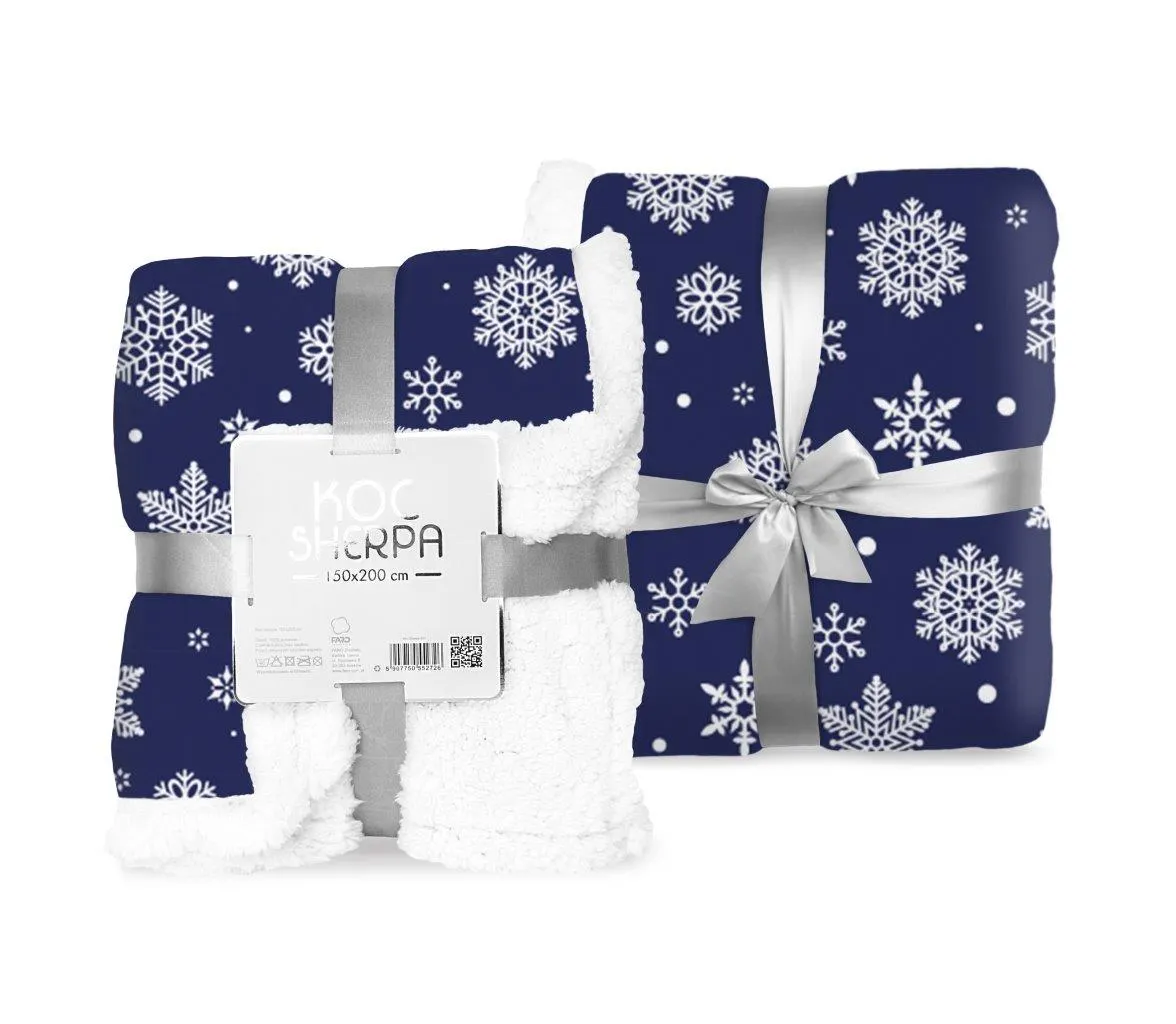 Koc polarowy SHERPA 050 150X200 PC granatowy - FARO_29702