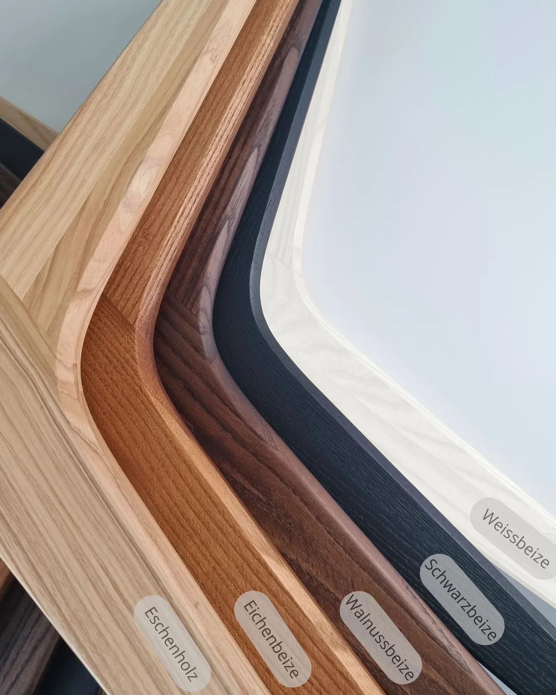 Stół półowalny JUBI Racetrack 90x90cm orzech - RGBHR_WALNUT