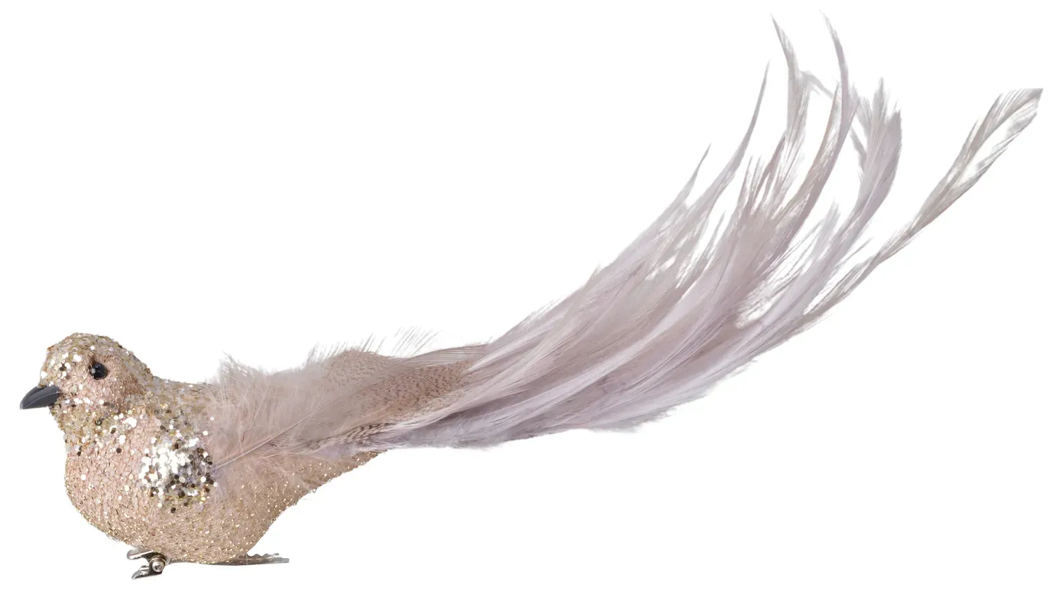 PTASZEK Z KLIPEM pudrowy z pudrowym odonem PTASZEK Z KLIPEM pudrowy z pudrowym odonem