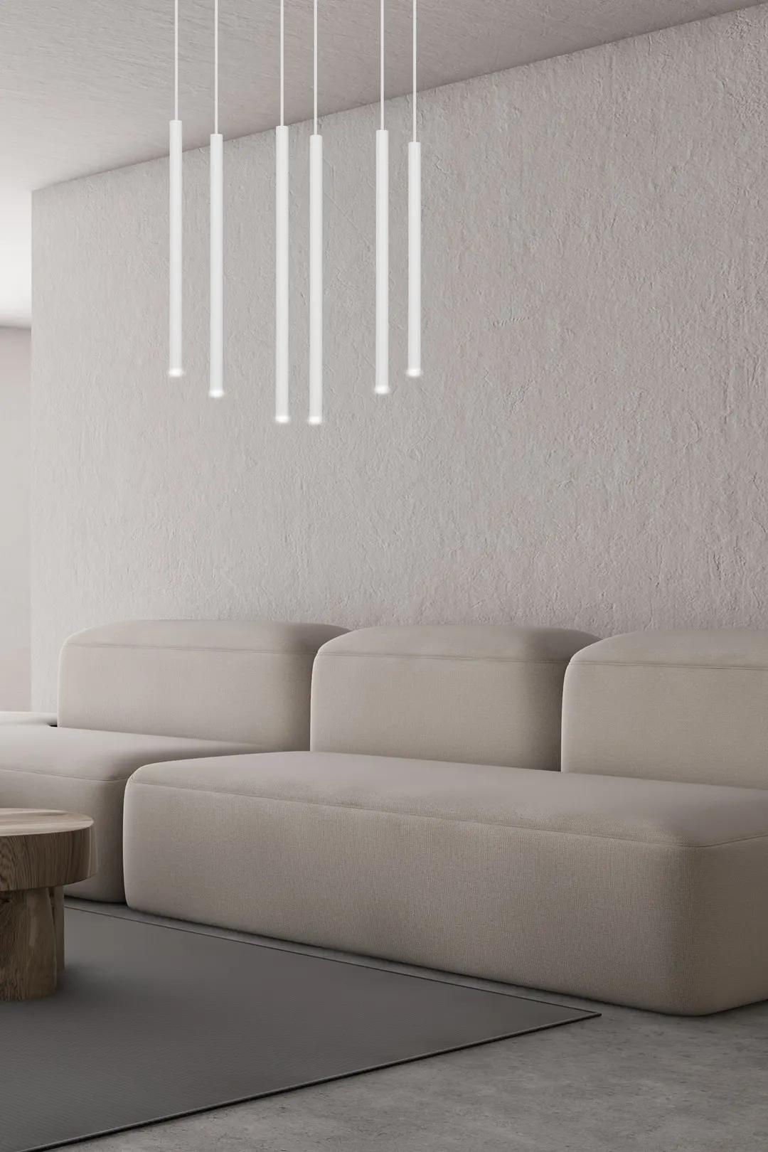 Lampa wisząca SELTER 6 biała — zdjęcie 7