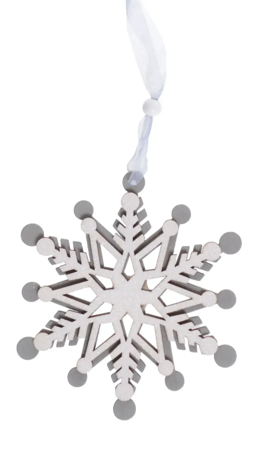 Zawieszka ŚNIEŻYNKA wielokolorowa