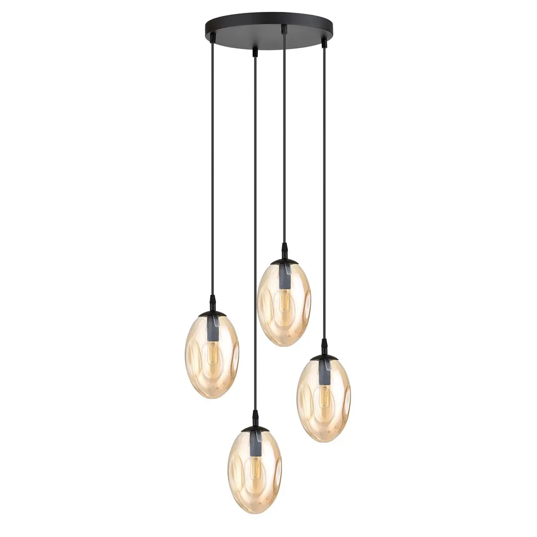 Lampa wisząca ASTRAL Czarny 1267/4PREM - 1267/4PREM