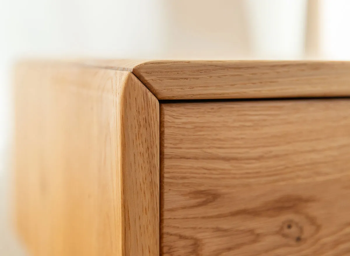 Szafka nocna dębowa wisząca z 1 szufladą TOSSA Dębowy Sen dąb olejowany - ZINAK3