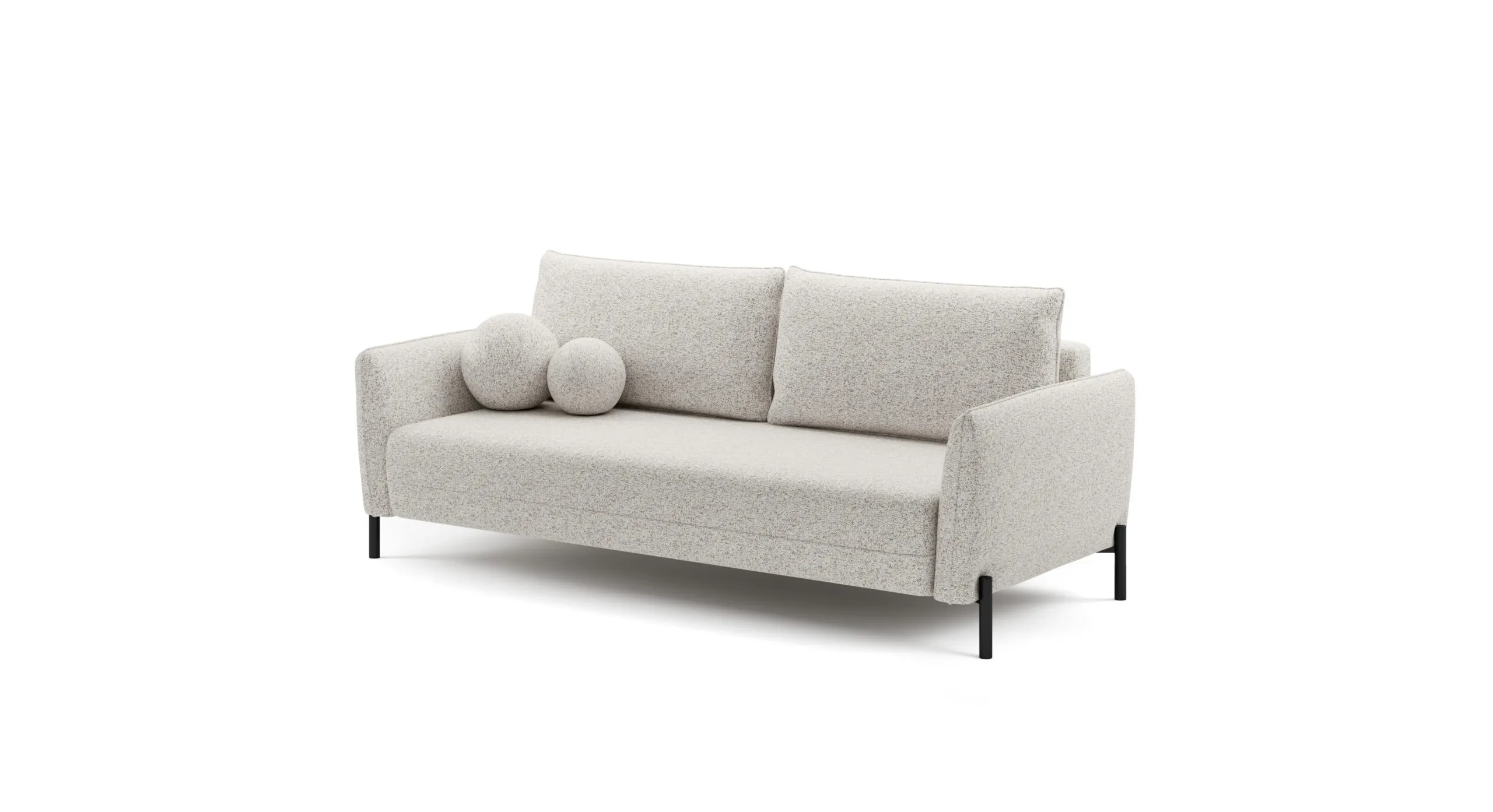 Sofa rozkładana VASCO funkcja spania - Tkanina Puente 06 piaskowy Sofa rozkładana VASCO funkcja spania - Tkanina Puente 06 piaskowy
