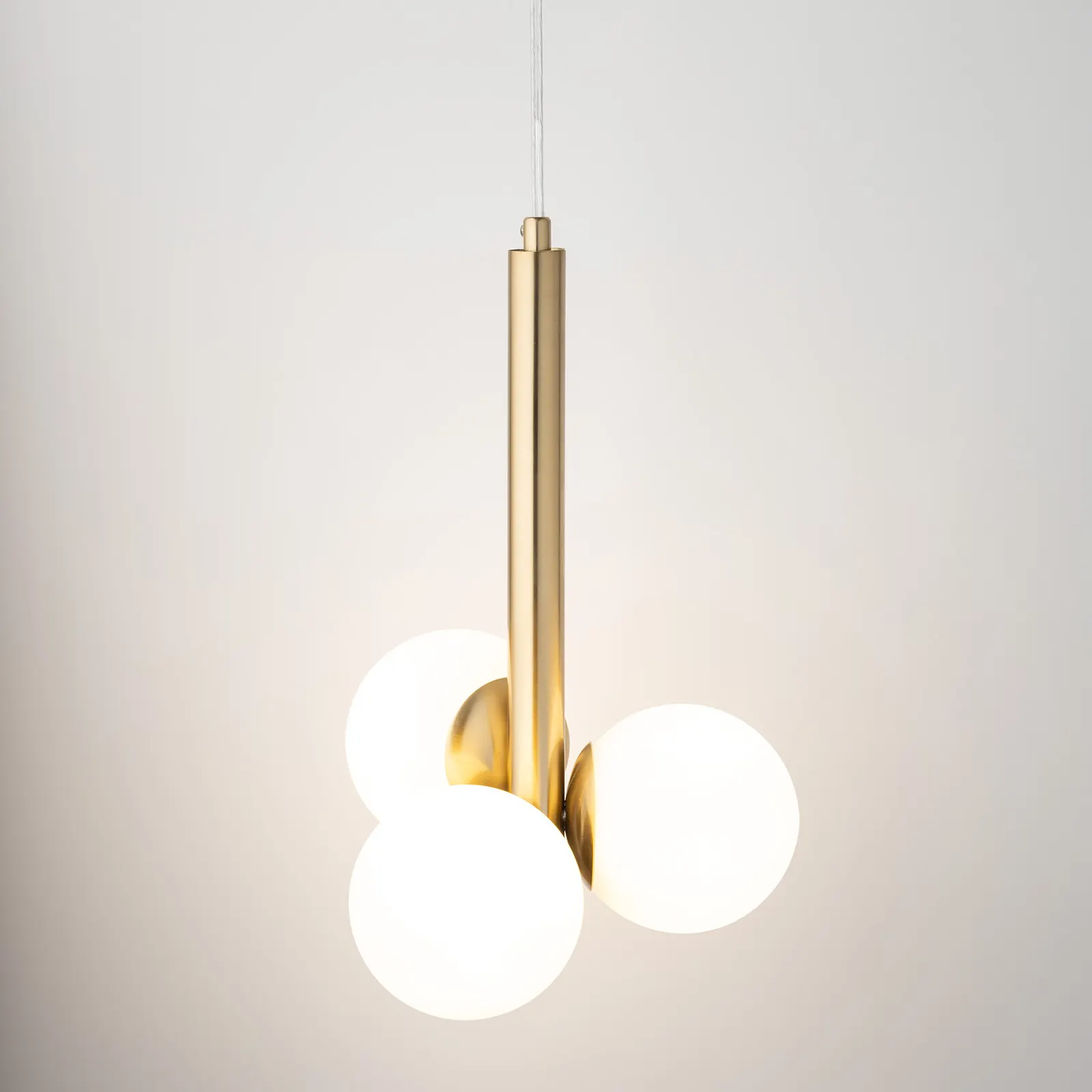 Lampa wisząca PERLA LUX 3 biało-złota - SI_40779