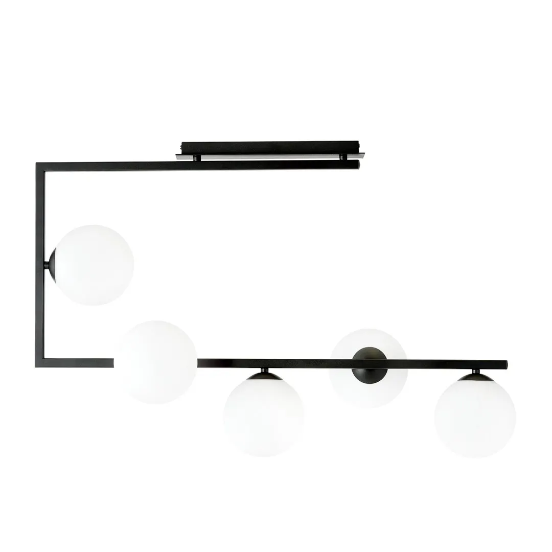 Lampa sufitowa SOMA Czarny,Złoty 1291/5