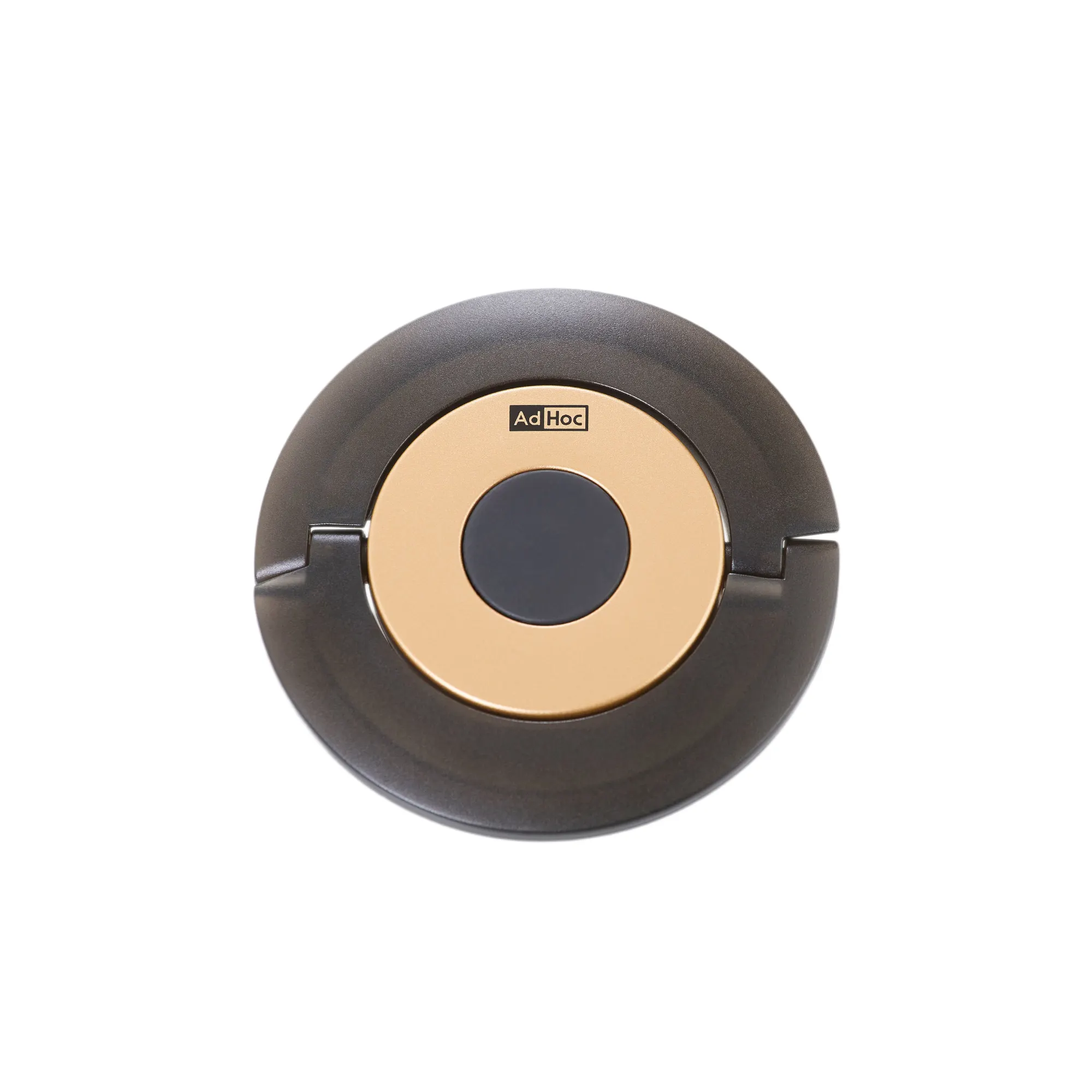 AdHoc Korek do szampana czarno-złoty GUSTO pierścionek, okrągły, złoto, metal, logo AdHoc