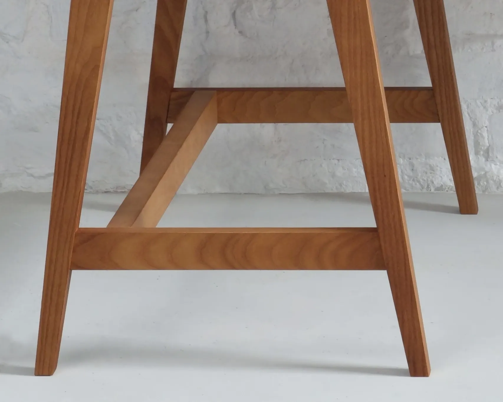 Biurko z szufladą LUKA 65x50 biały panel/naturalny jesion - NRGB_WDLUK1_WOOD_ASH