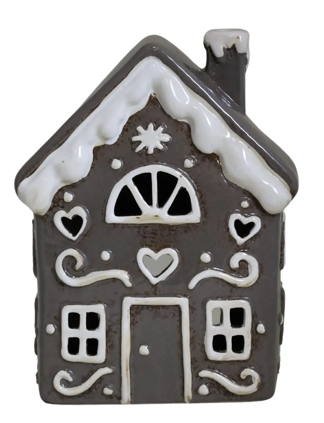 DOMEK ceramiczny na T-light ciemnoszary