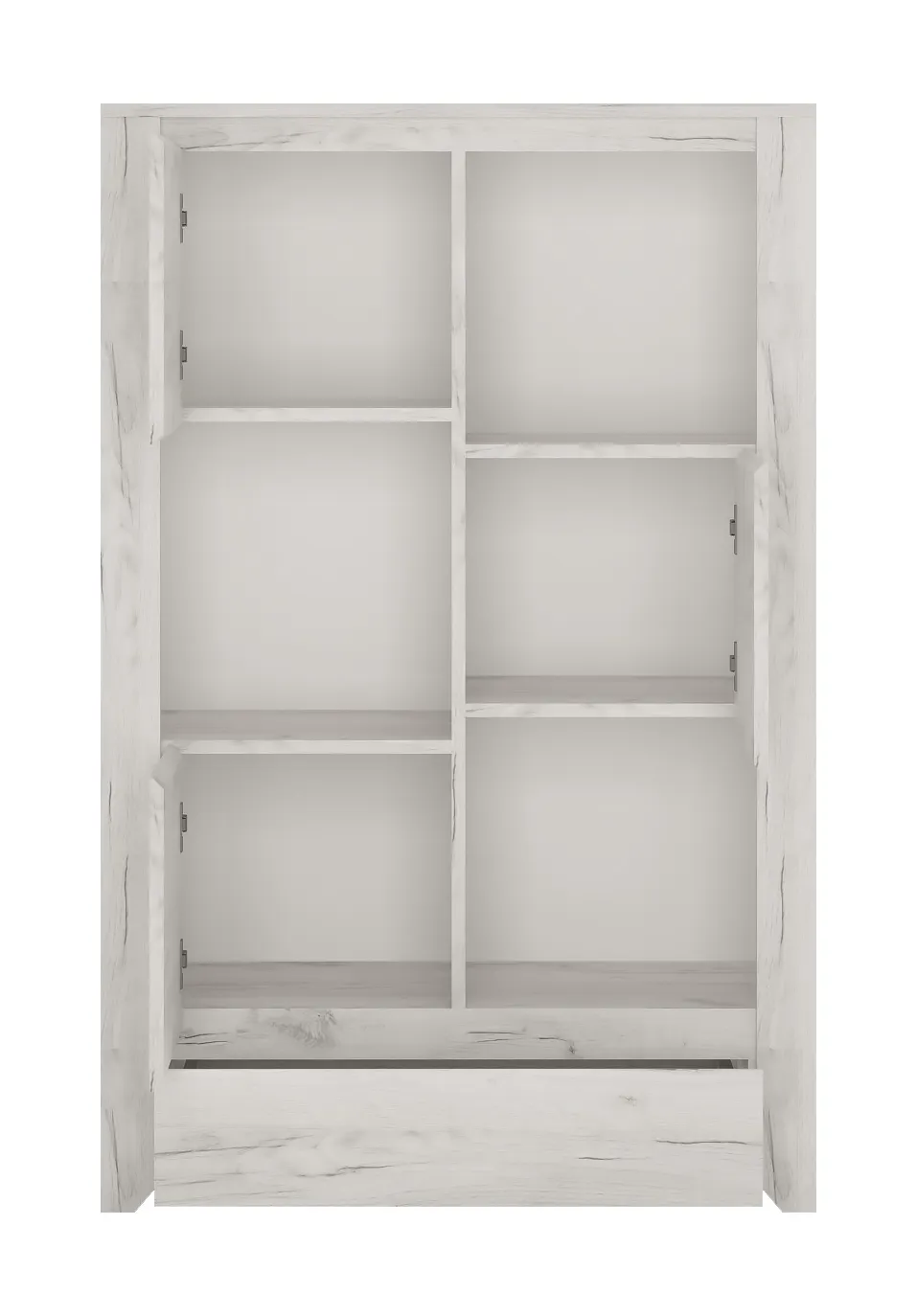 Komoda młodzieżowa z szafkami i półkami ANGEL 31 - 6001091000005