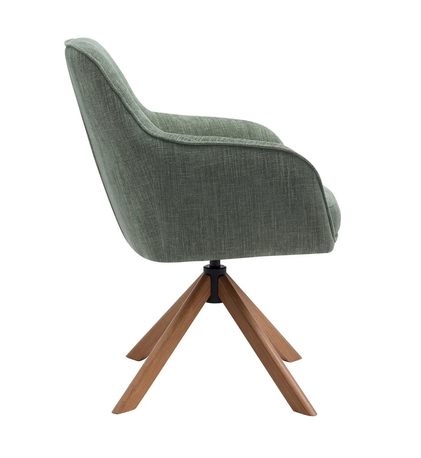 Krzesło obrotowe AVOLA z podłokietnikami - zielony - UN_53250005