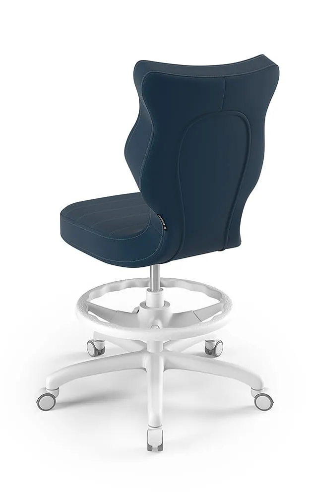 Krzesło młodzieżowe Petit biały Velvet 24 rozmiar 6 WK+P - NB-A-6-A-A-VT24