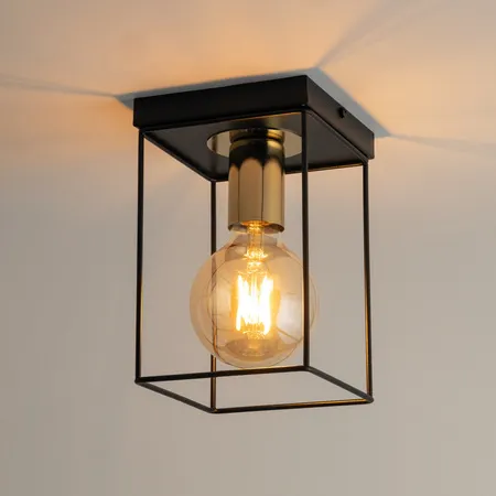 Lampa sufitowa VOX 1 czarno-złota - SI_40702