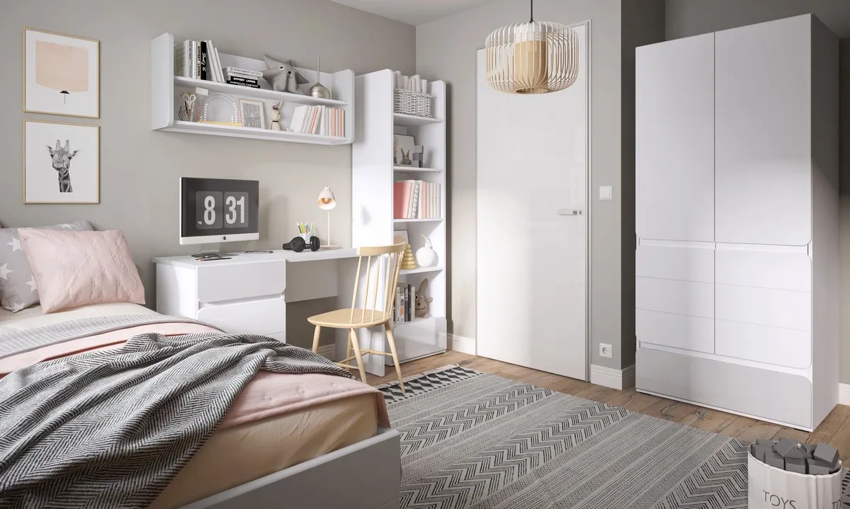 ŁÓŻKO FLEXI FLXZ02 120x200 BIAŁY ALPIN - 6000000009378