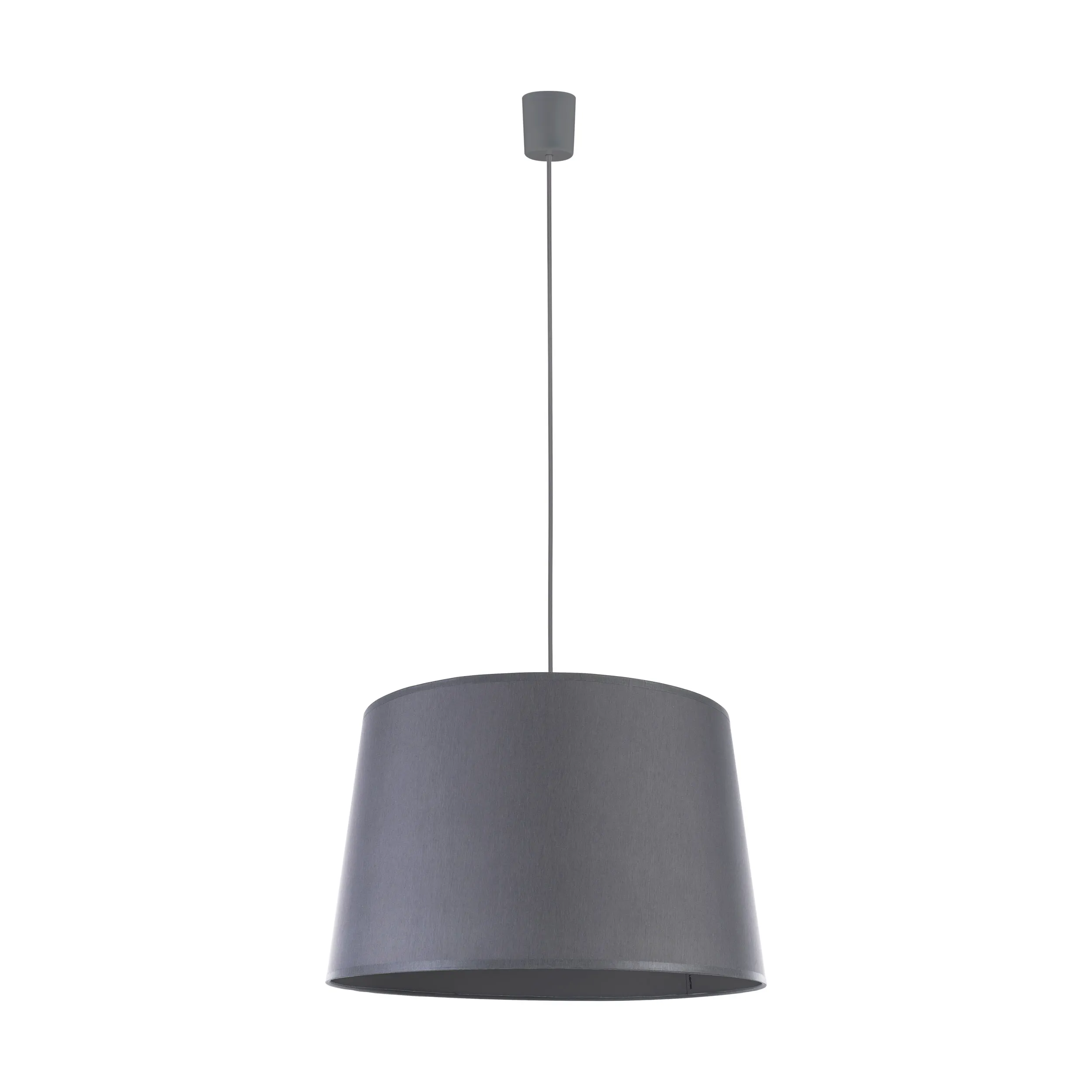Lampa wisząca MAJA szara z tkaniny 175x45cm