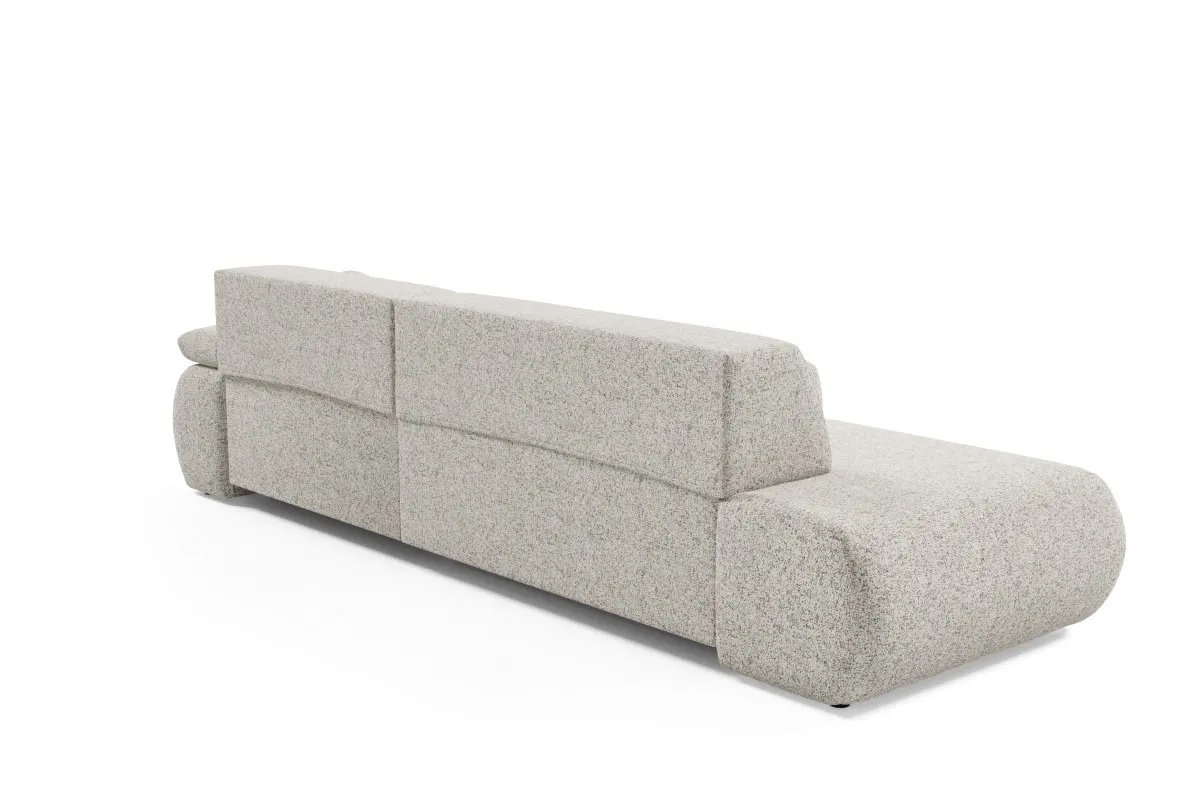 Narożnik rozkładany z pojemnikiem PUENTE 286 cm prawostronny beżowy - PUENTE_NAR_PUENTE06_P