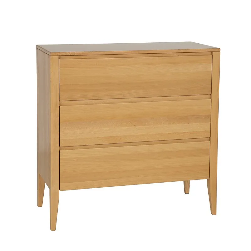 Komoda bukowa KD437 Bielony DREWMAX - 47900