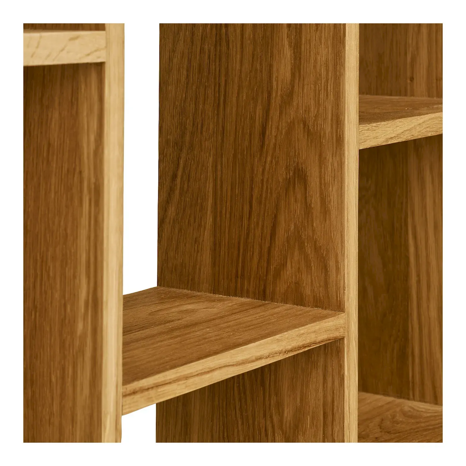 Półka ścienna drewniana z przegrodami TOWNSVILLE 15x70x70 cm naturalny - 4291140