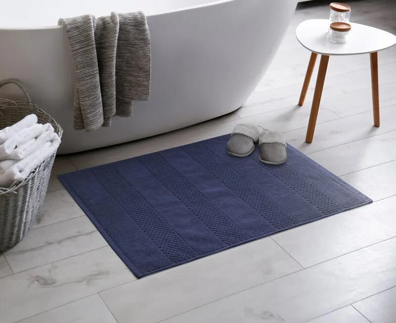 DYWANIK ŁAZIENKOWY JESSI (08) 50 X 70 CM GRANATOWY - EU_451465
