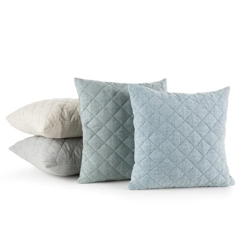 POSZEWKA LEN 1 45X45 CM BEŻOWY - EU_416794