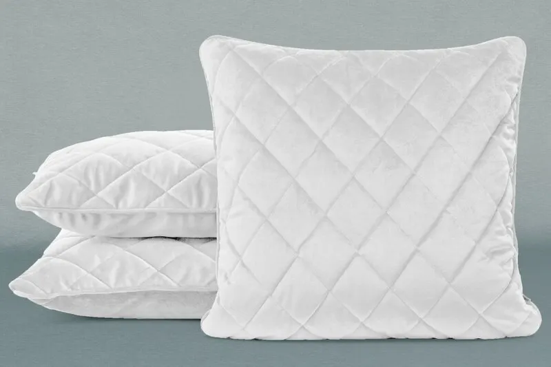 POSZEWKA VELVET 28 50 X 50 CM BIAŁY - EU_387720