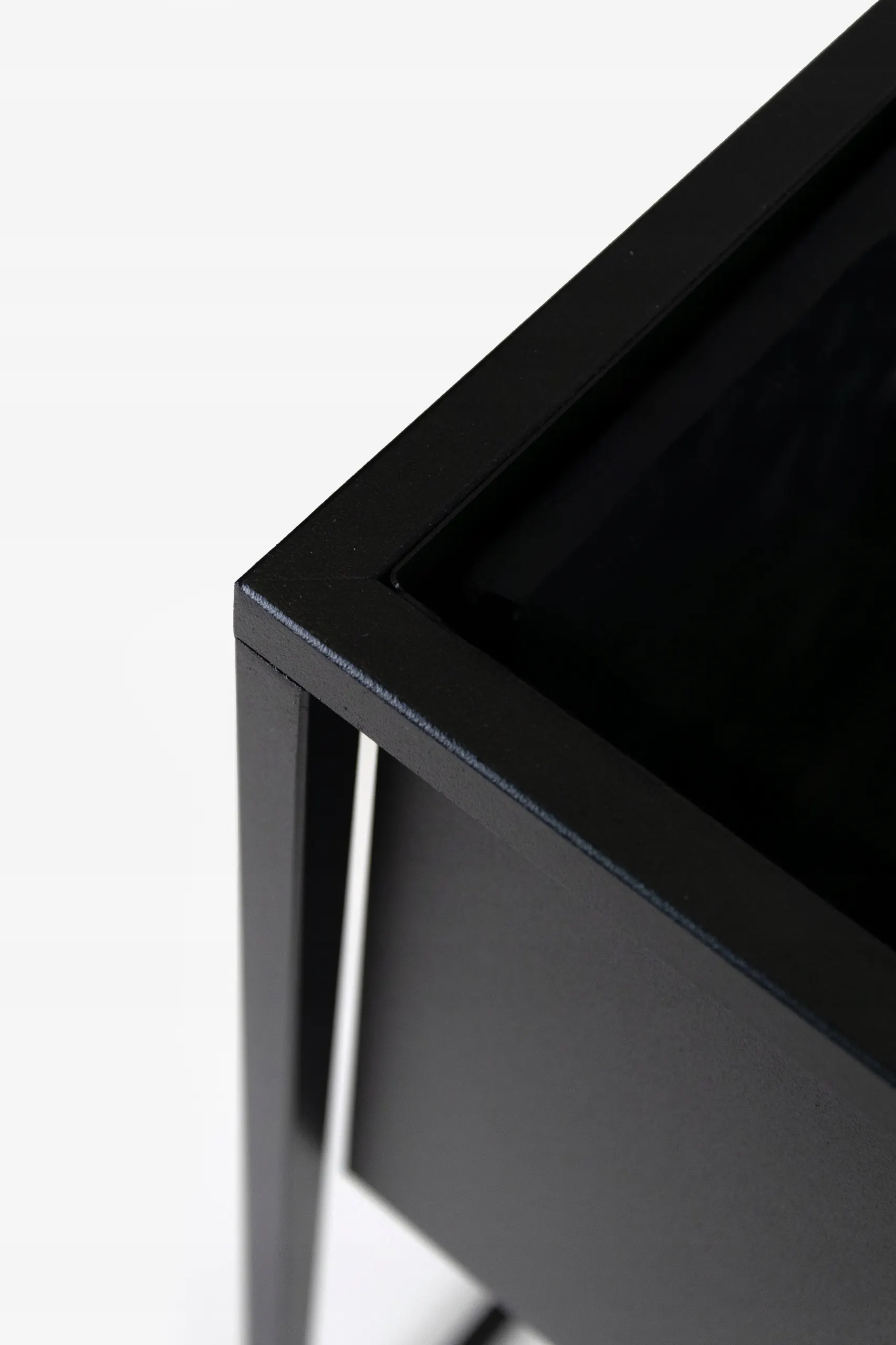 DONICZKA-osłonka na donice metalowa MARSYLIA S czarna - LD_TZ000036