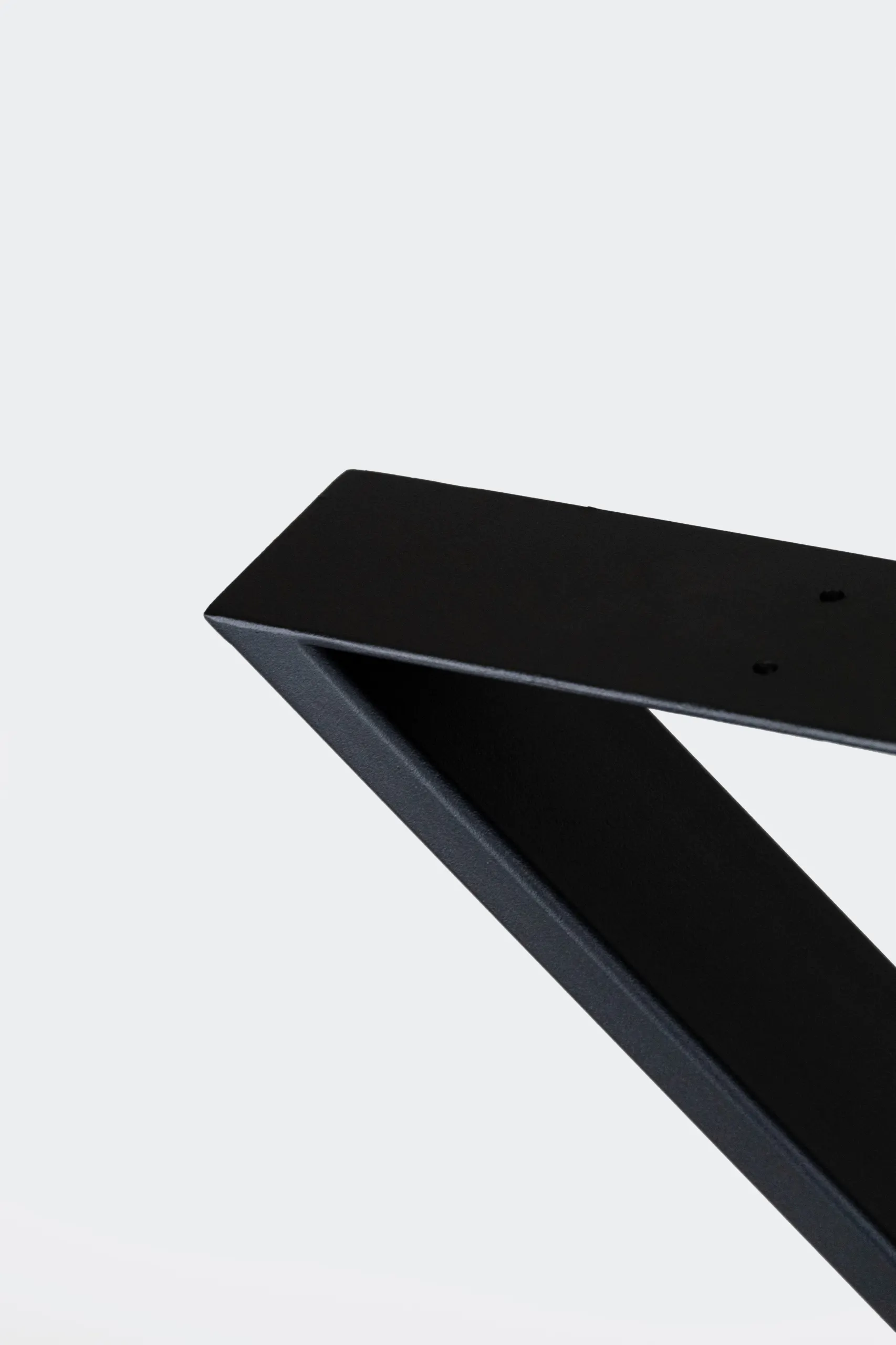 Metalowe nogi do stoły OBEIX stelaż pod blat zestaw 2 szt. czarne - LD_TZ000471