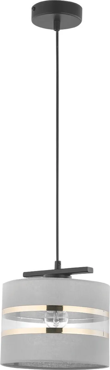 Lampa wisząca SARA 1 szaro-złota