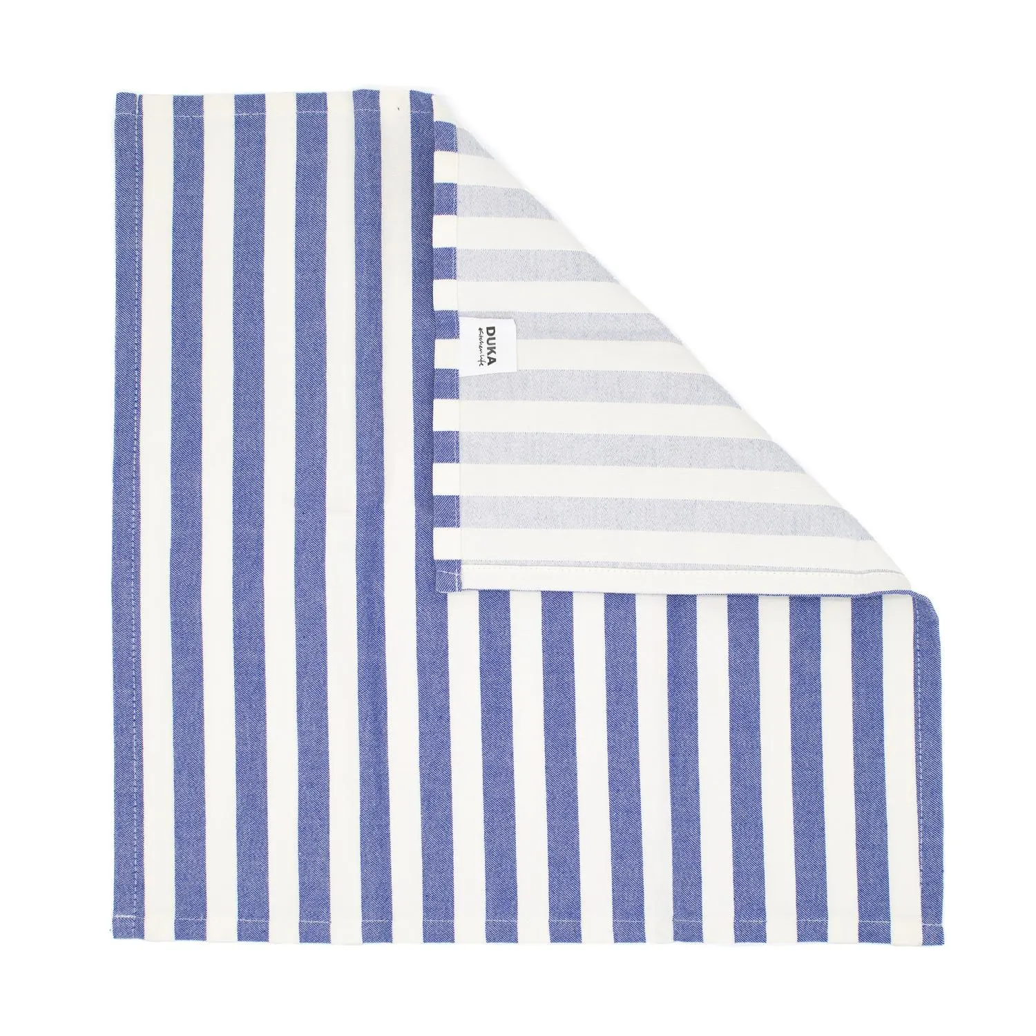 image bleached, striped, towel, cotton, blue